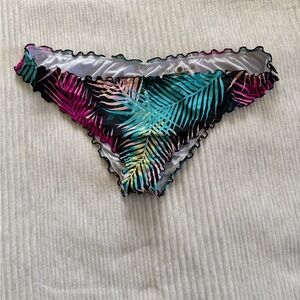 Shade & Shore Multicolor Tropical Bikini Bottom